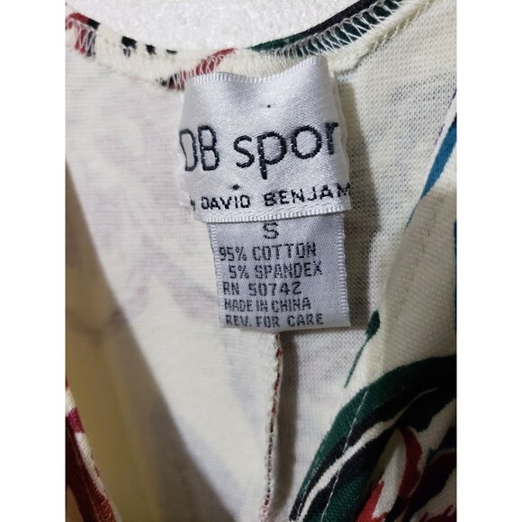 DB Sport tropical flowers, bodycon, sleeveless dress, size small - Picture 5 of 6